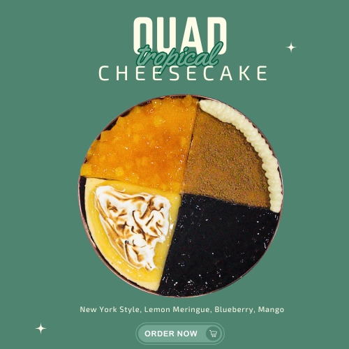 Quad Tropical Cheesecake