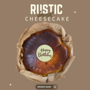 Rustic Burnt Cheesecake